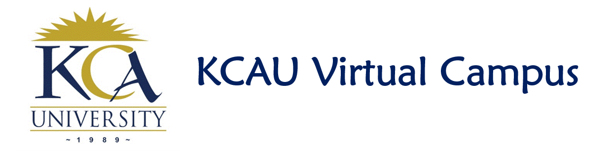 KCAU Virtual Campus Search